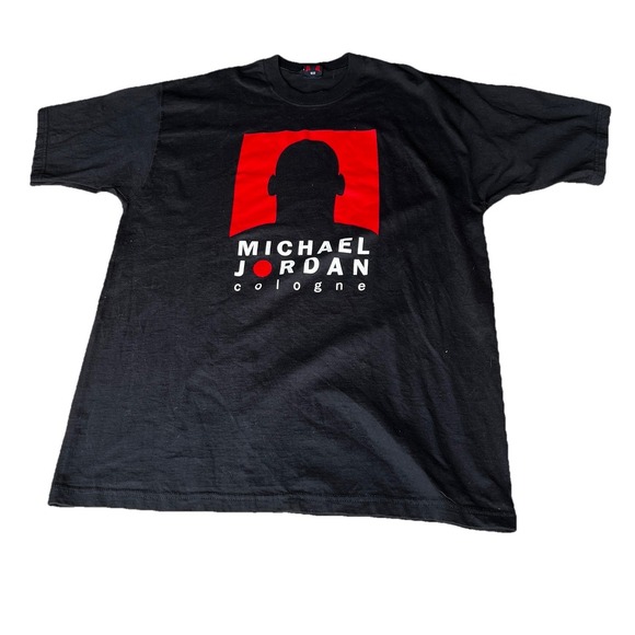 Vintage Michael Jordan Cologne Black Promo T Shirt OFSA Mens XL